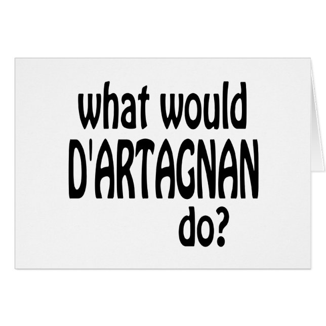 D'Artagnan (Voorkant Horizontaal)