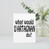 D'Artagnan Briefkaart (Staand voorkant)