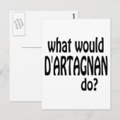 D'Artagnan Briefkaart (Voorkant / Achterkant)
