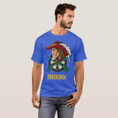 Dartagnan - Dart Musketeer - Grappige Darts - Retr T-shirt (Voorkant volledig)
