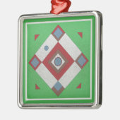 Dartball Board Metalen Ornament (Links)