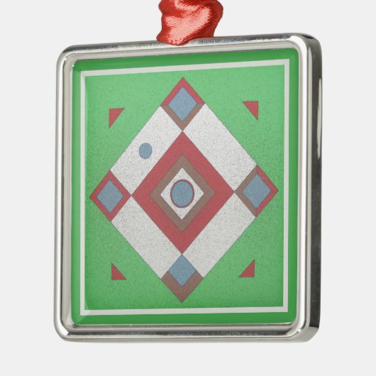 Dartball Board Metalen Ornament (Links)