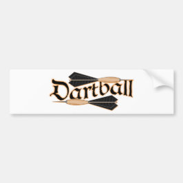 Dartball Darts Bumpersticker