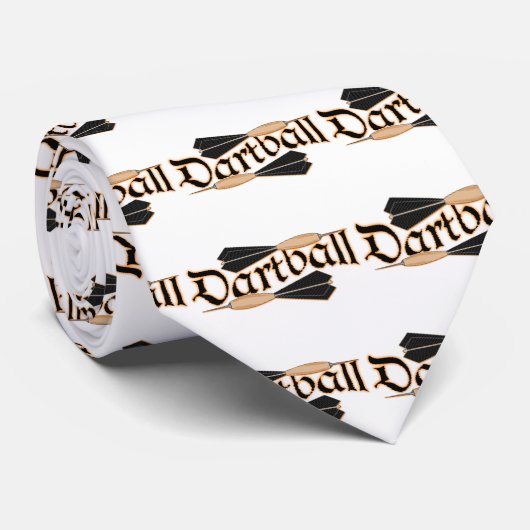 Dartball Darts Stropdas (Opgerold)