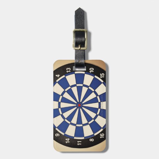 Dartboard 2 bagagelabel (Voorkant verticaal)