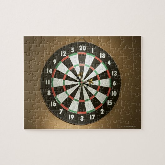 Dartboard 3 legpuzzel (Horizontaal)