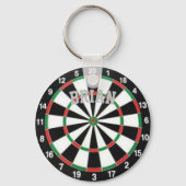 Dartboard - Aangepaste Sleutelhanger (Voorkant)