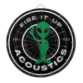 Dartboard - Akoestische Vrede Alien Dartbord (Voorkant)