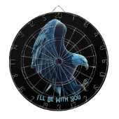Dartboard Bald Eagle Heart Custom Quote Loyalty 1 Dartbord (Voorkant)