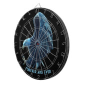 Dartboard Bald Eagle Heart Forever and Ever 2 Dartbord (Voorkant Rechts)