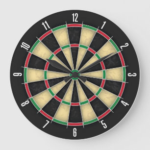 Dartboard:balk Pub Games wandklok