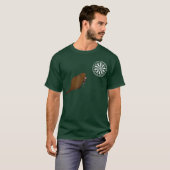 Dartboard Beavers Darts Nutria Bullseye Dart T-shirt (Voorkant volledig)