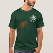 Dartboard Beavers Darts Nutria Bullseye Dart T-shirt (Voorkant)
