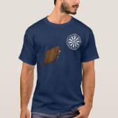 Dartboard Beavers Darts Nutria Bullseye Dart T-shirt (Voorkant)