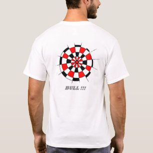 Dartboard, bedrukt t-shirt