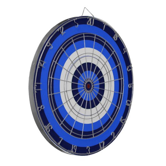 Dartboard/blauw Dartbord (Voorkant Links)