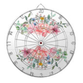 Dartboard bloemen dartbord (Voorkant)