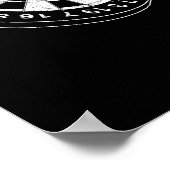 Dartboard Bulls Eye dart player ventilator dartboa Poster (Hoek)