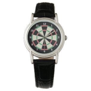 Dartboard Bulls Eye Watch Horloge