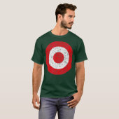 Dartboard Bullseye Doel Dart Board T-shirt (Voorkant volledig)