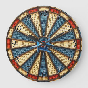 Dartboard Bullseye Grote Klok
