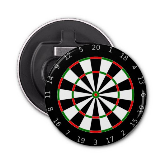 Dartboard Button Flesopener (Voorkant)