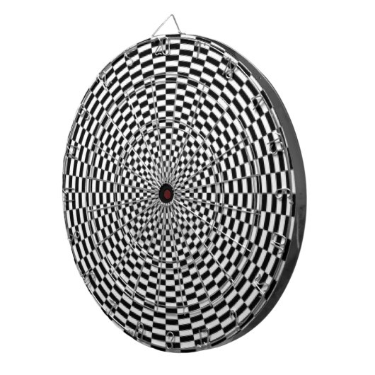 Dartboard/Checkered Dartbord (Voorkant Rechts)