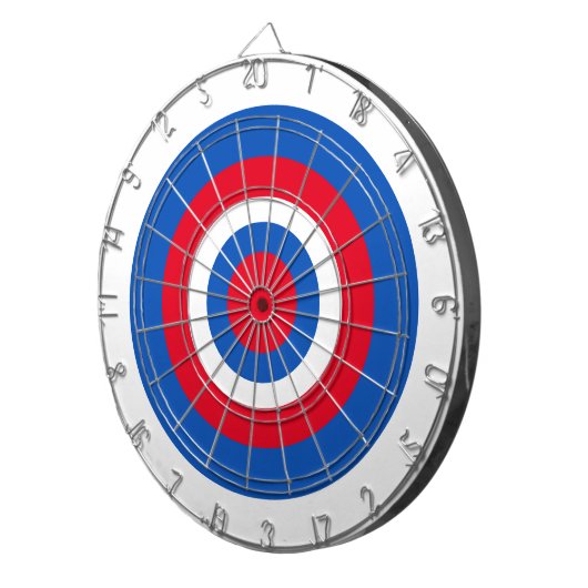 Dartboard - Concentric Rings in WBR Dartbord (Voorkant Rechts)