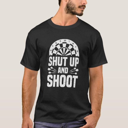 Dartboard Dart 1 T-shirt (Voorkant)