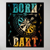 Dartboard Dart Player Darts Poster (Voorkant)