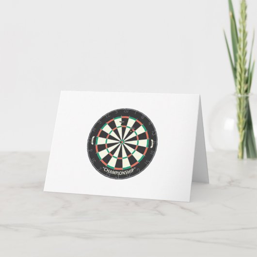 Dartboard & Darts: 3D-model: Kaart (Voorkant)