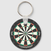 Dartboard & Darts: 3D-model: Sleutelhanger (Voorkant)