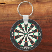 Dartboard & Darts: 3D-model: Sleutelhanger (Voorkant)