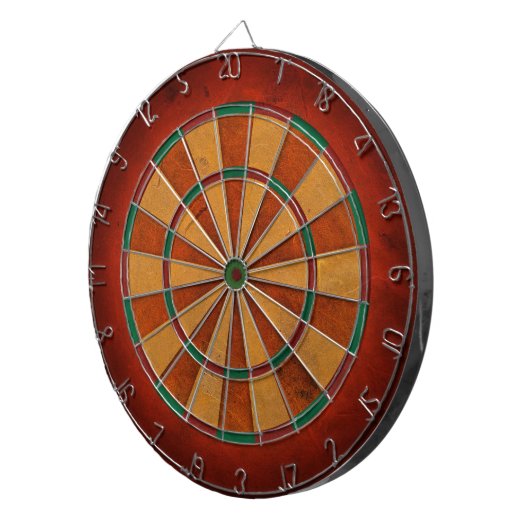 DARTBOARD DEEP ORANJE WORD OUT KIJK DARTBORD (Voorkant Rechts)