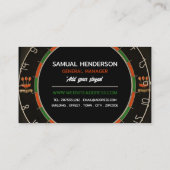 Dartboard Design, Darts Club Visitekaartje (Achterkant)