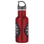 Dartboard en Darts logo, Waterfles (Achterkant)