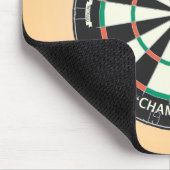 Dartboard en kunstkleppen: 3D-model: Mousepad Muismat (Hoek)