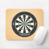 Dartboard en kunstkleppen: 3D-model: Mousepad Muismat (Met muis)