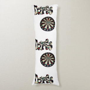 Dartboard en kunstnaam, lichaamscussen lichaamskussen