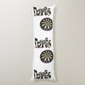 Dartboard en kunstnaam, lichaamscussen lichaamskussen (Achterkant (Verticaal))