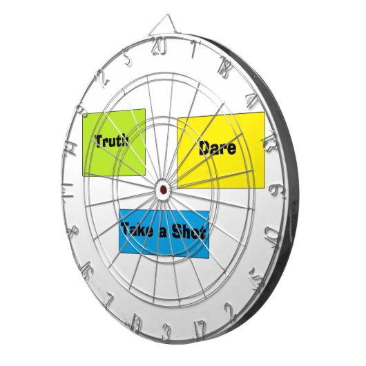 Dartboard "Fun and Games" Dartbord (Voorkant Rechts)