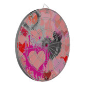 DARTBOARD GAME - DESIGNERHOORZITTEN - PINK - GIFTE DARTBORD (Voorkant Links)