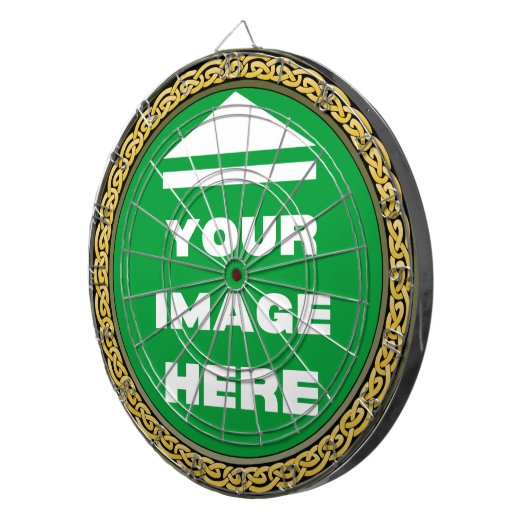 Dartboard - gepersonaliseerd - Afbeelding / tekst Dartbord (Voorkant Rechts)