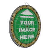 Dartboard - gepersonaliseerd - Afbeelding / tekst Dartbord (Voorkant Links)
