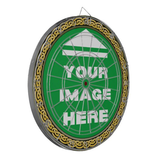 Dartboard - gepersonaliseerd - Afbeelding / tekst Dartbord (Voorkant Links)