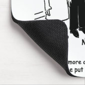 Dartboard in de slaapkamer. Funny Cartoon Muismat (Hoek)