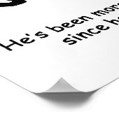 Dartboard in de slaapkamer. Funny Cartoon Poster (Hoek)