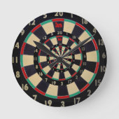 Dartboard in drie lagen, ronde klok (Voorkant)