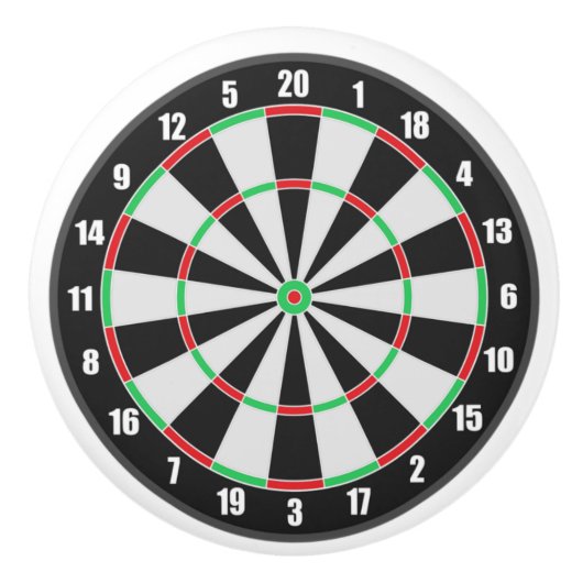 Dartboard-kabinet of drager-Knop Pulls Keramische Knop (Voorkant)