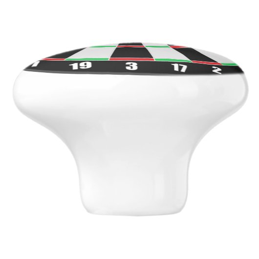 Dartboard-kabinet of drager-Knop Pulls Keramische Knop (Zijkant)